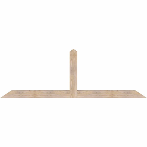 Ekena Millwork Portland Smooth Timber Gable Bracket, Douglas Fir, 108"W x 36"H x 5 1/2"D x 5 1/2"F, 8/12 Pitch GBW108X36X0606POR00SDF - main